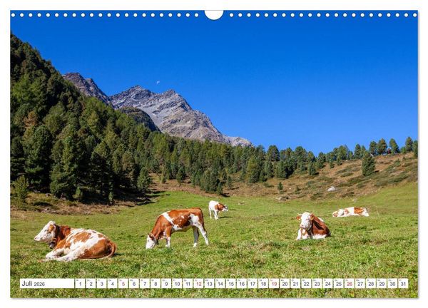 Produktbild: Jagdhausalm in Osttirol (Wandkalender 2026 DIN A3 quer), CALVENDO Monatskalender