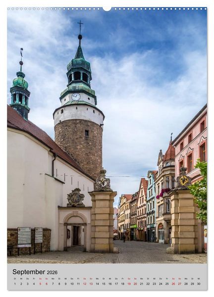 Produktbild: JELENIA G&Oacute;RA Hirschberg und idyllisches Umland (hochwertiger Premium Wandkalender 2026 DIN A2 hoch), Kunstdruck in Hochglanz