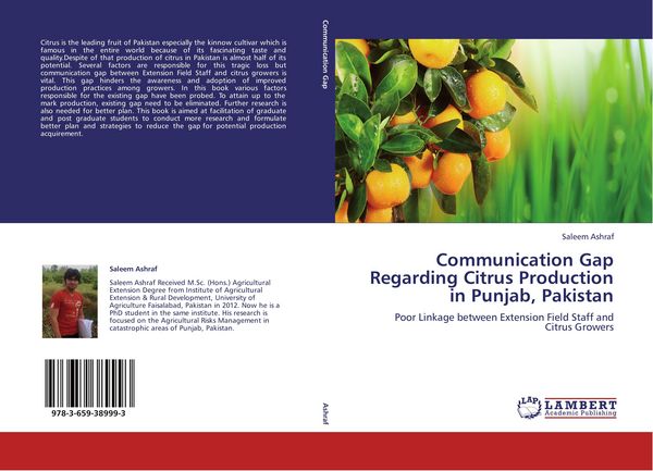 Produktbild: Communication Gap Regarding Citrus Production in Punjab, Pakistan