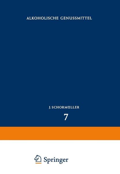 Produktbild: Alkoholische Genussmittel