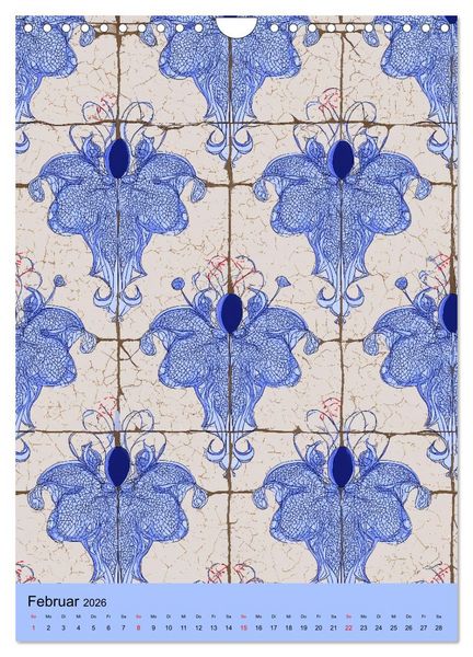 Produktbild: Portugiesischer Fliesen - Azulejos f&uuml;r Fliesenleger, Kunst- und Portugal-Liebhaber (Wandkalender 2026 DIN A4 hoch), CALVENDO Monatskalender