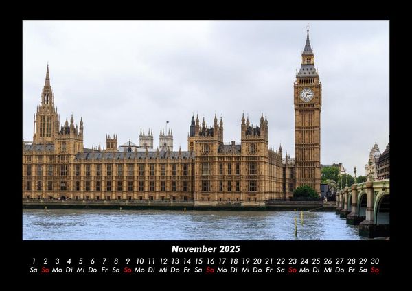 Produktbild: London - Impressionen 2025 Fotokalender DIN A3