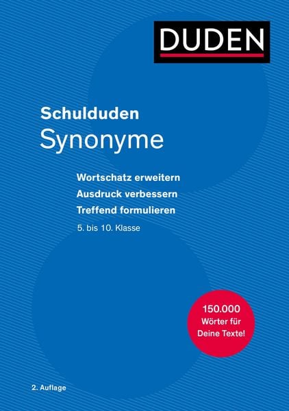 Schulduden Synonyme, Gebundene Ausgabe von , Duden ein Imprint von Cornelsen Verlag GmbH, 9783411770946