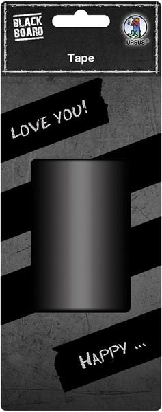 Produktbild: URSUS Blackboard Tafelfolie-Klebeband, 1 Rolle 5 m x 75 mm, matt schwarz