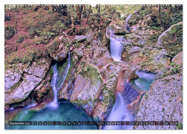 Produktbild: Slowenien - Soca Tal (hochwertiger Premium Wandkalender 2026 DIN A2 quer), Kunstdruck in Hochglanz