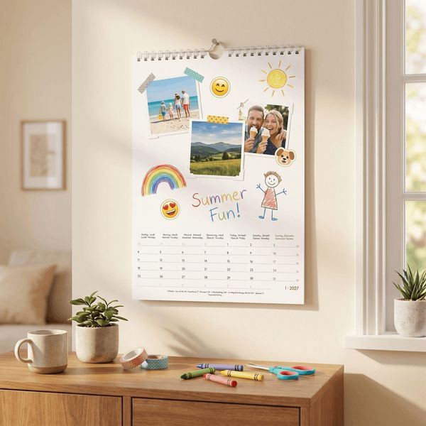 Produktbild: Kreativkalender A4 Notiz 2027