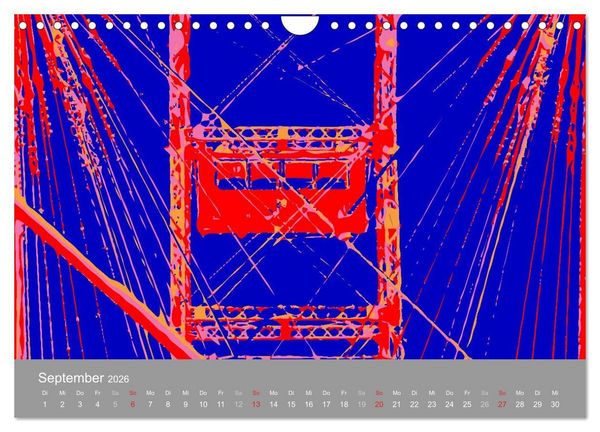 Produktbild: WIEN popartig (Wandkalender 2026 DIN A4 quer), CALVENDO Monatskalender