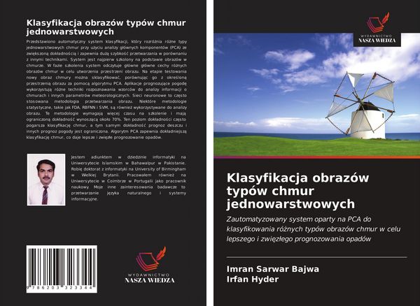 Produktbild: Klasyfikacja obraz&oacute;w typ&oacute;w chmur jednowarstwowych