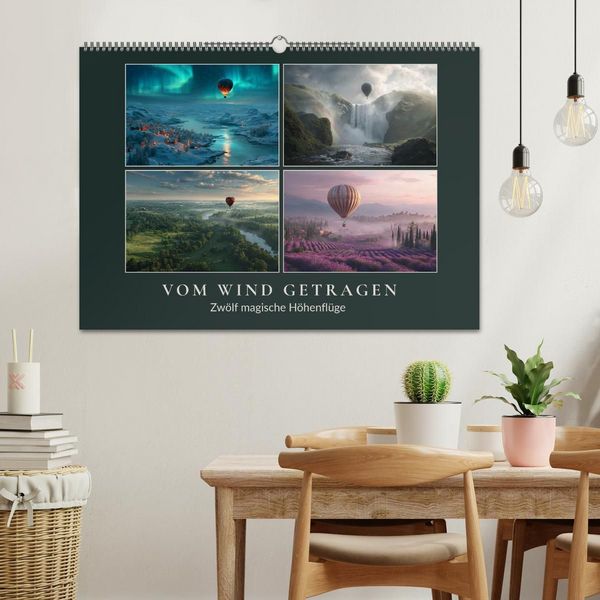 Produktbild: Vom Wind getragen (Wandkalender 2027 DIN A2 quer), CALVENDO Monatskalender