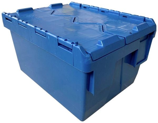 VISO DSW4321 Klappdeckelbox (B x H x T) 400 x 200 x 300mm Blau 1St.