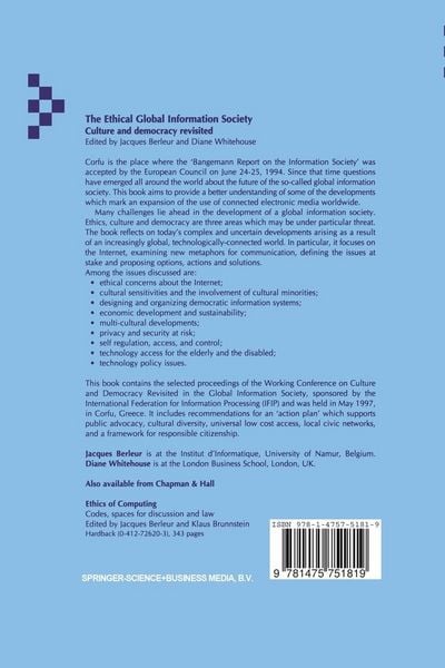 Produktbild: An Ethical Global Information Society