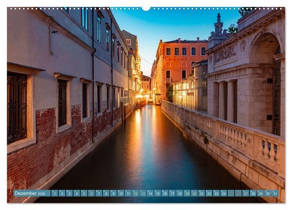 Produktbild: Venedig - Magische Lagunenstadt (Wandkalender 2026 DIN A2 quer), CALVENDO Monatskalender