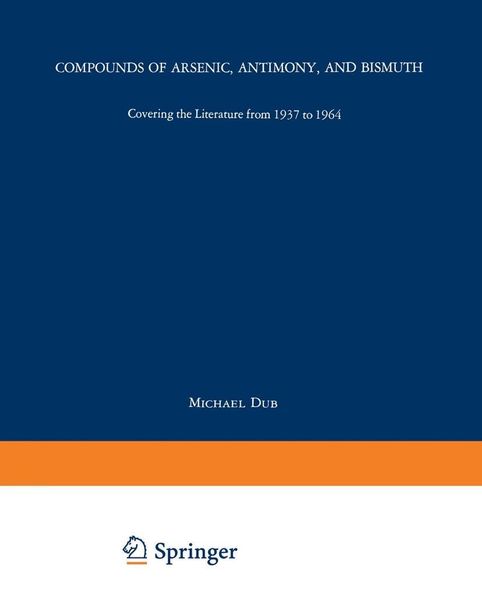 Produktbild: Compounds of Arsenic, Antimony, and Bismuth