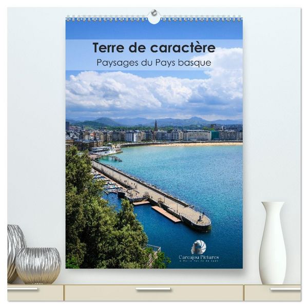 Produktbild: Terre de caract&egrave;re - Paysages du Pays basque (Calendrier mural 2026 DIN A2 horizontal) calendrier de bureau