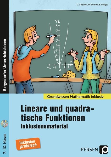 Produktbild: Lin. und quadrat. Funktionen - Inklusionsmaterial