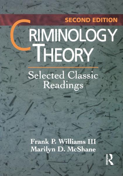 Produktbild: Criminology Theory