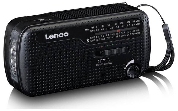 Produktbild: Lenco MCR-113BK Notfallradio Schwarz