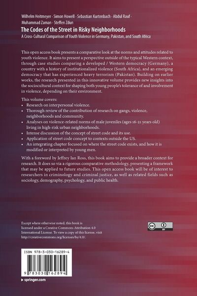 Produktbild: The Codes of the Street in Risky Neighborhoods