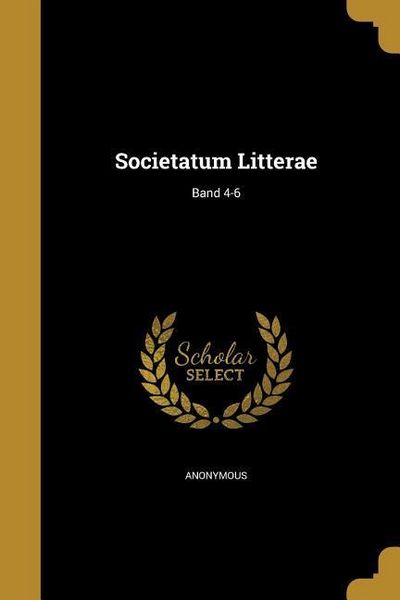 Produktbild: Societatum Litterae; Band 4-6