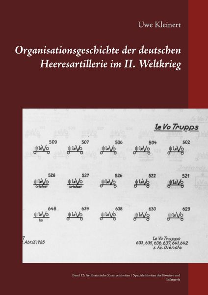 Produktbild: Organisationsgeschichte der deutschen Heeresartillerie im II. Weltkrieg