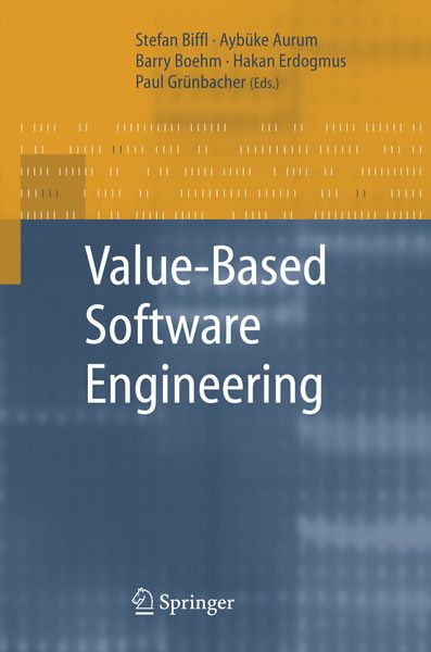 Produktbild: Value-Based Software Engineering