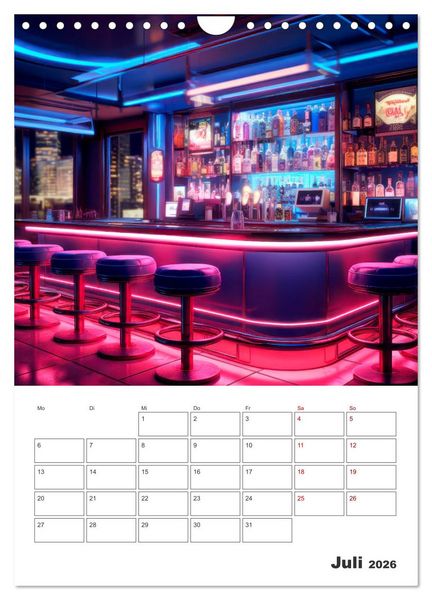 Produktbild: Bar- und Lounge-Atmosph&auml;re (Wandkalender 2026 DIN A4 hoch), CALVENDO Monatskalender