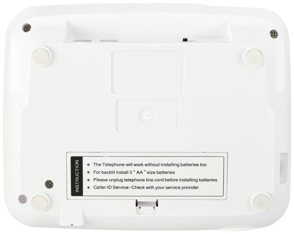 Produktbild: Renkforce RF-DP-400 Schnurgebundenes Seniorentelefon Freisprechen LC-Display Wei&szlig;