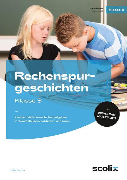 Produktbild: Rechenspurgeschichten Klasse 3