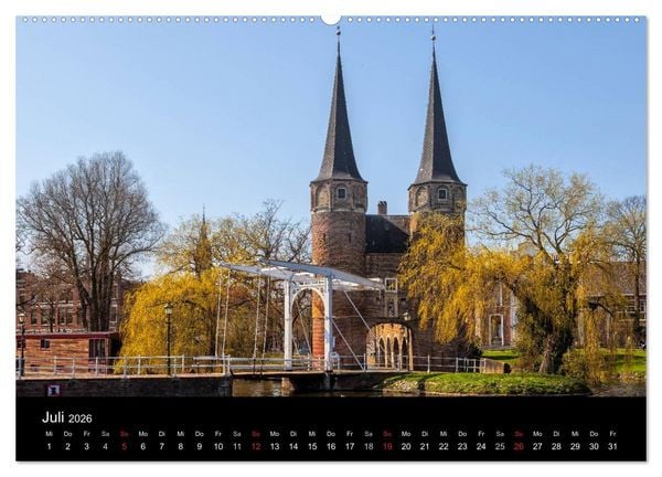Produktbild: Die Niederlande (hochwertiger Premium Wandkalender 2026 DIN A2 quer), Kunstdruck in Hochglanz