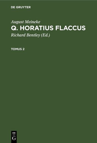 Produktbild: Q. Horatius Flaccus. Tomus 2