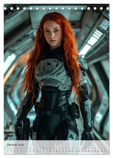 Produktbild: Cosplay Girls Extreme (Tischkalender 2026 DIN A5 hoch), CALVENDO Monatskalender