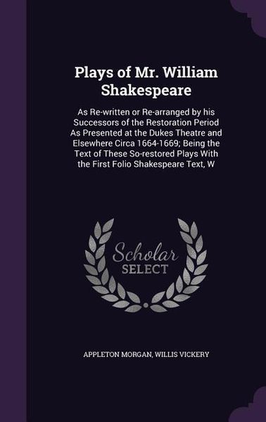 Produktbild: Plays of Mr. William Shakespeare