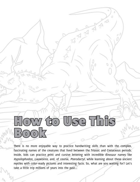 Produktbild: Practice Writing with Dinosaurs!