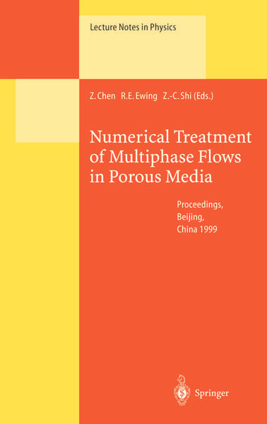 Produktbild: Numerical Treatment of Multiphase Flows in Porous Media