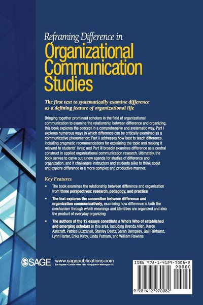 Produktbild: Reframing Difference in Organizational Communication Studies