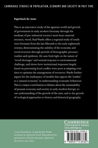 Produktbild: Ecology, Economy and State Formation in Early Modern Germany