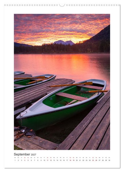 Produktbild: Ein Jahr am Hintersee (hochwertiger Premium Wandkalender 2027 DIN A2 hoch), Kunstdruck in Hochglanz