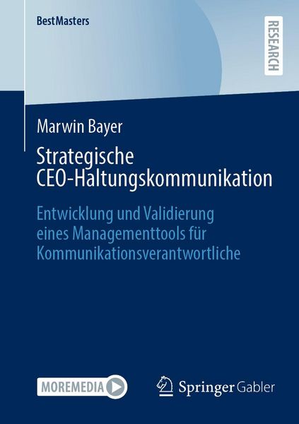 Produktbild: Strategische CEO-Haltungskommunikation