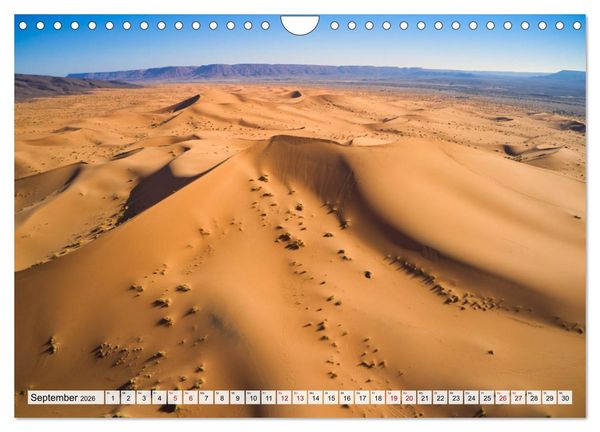 Produktbild: Marokko - Faszinierende Landschaften und traditionelle Bauwerke von oben (Wandkalender 2026 DIN A4 quer), CALVENDO Monatskalender