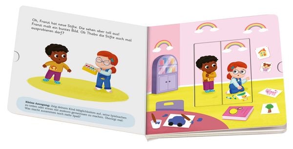 Produktbild: Play+ Mein erstes Schiebebuch Teilen und vertragen - ab 18 Monate