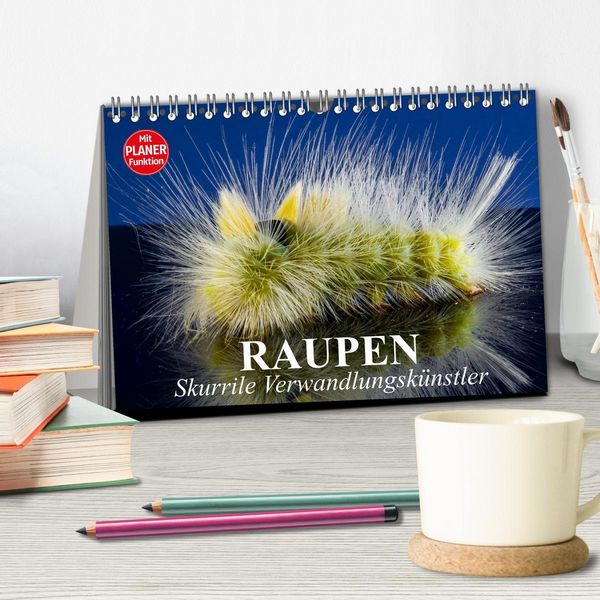 Produktbild: Raupen. Skurrile Verwandlungsk&uuml;nstler (Tischkalender 2026 DIN A5 quer), CALVENDO Monatskalender