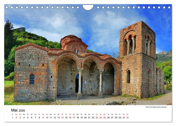 Produktbild: Wundersch&ouml;ne Highlights der griechischen Antike (Wandkalender 2026 DIN A4 quer), CALVENDO Monatskalender
