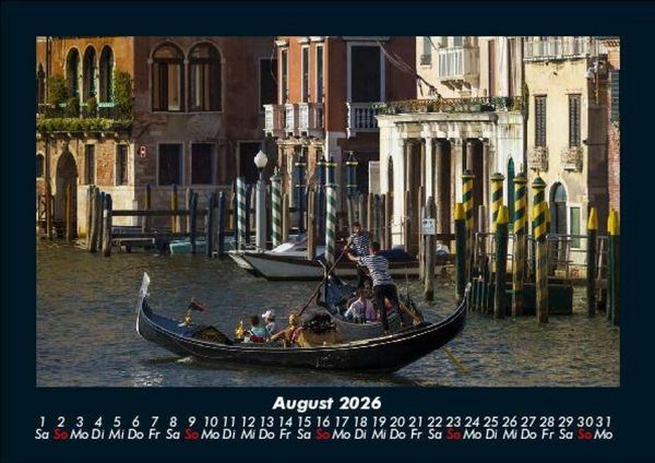 Produktbild: Venedig 2026 Fotokalender DIN A5