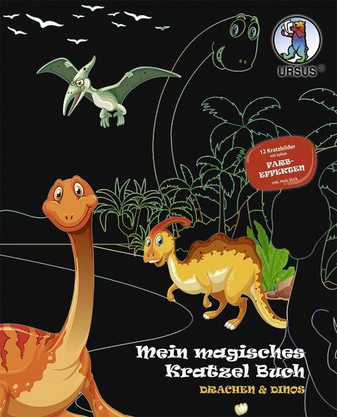 Produktbild: Mein magisches Kratzel Buch "Drachen & Dinos"
