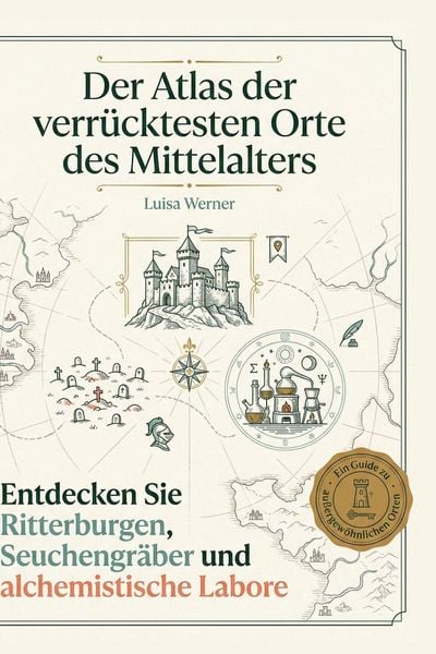 Produktbild: Der Atlas der verr&uuml;cktesten Orte des Mittelalters