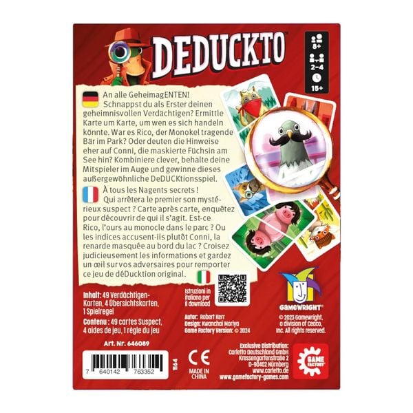 Game Factory - Deduckto