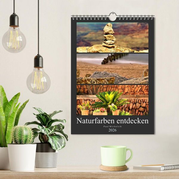 Produktbild: Naturfarben entdecken (Wandkalender 2026 DIN A4 hoch), CALVENDO Monatskalender