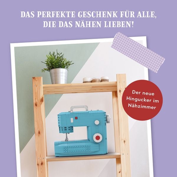 Produktbild: N&auml;hmaschine aus Klemmbausteinen
