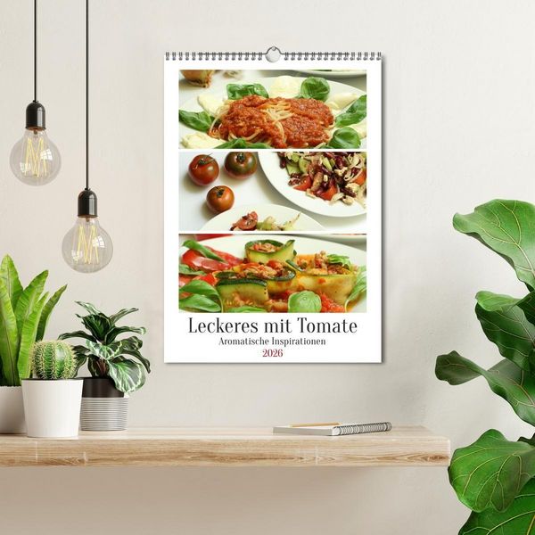Produktbild: Leckeres mit Tomate (Wandkalender 2026 DIN A3 hoch), CALVENDO Monatskalender