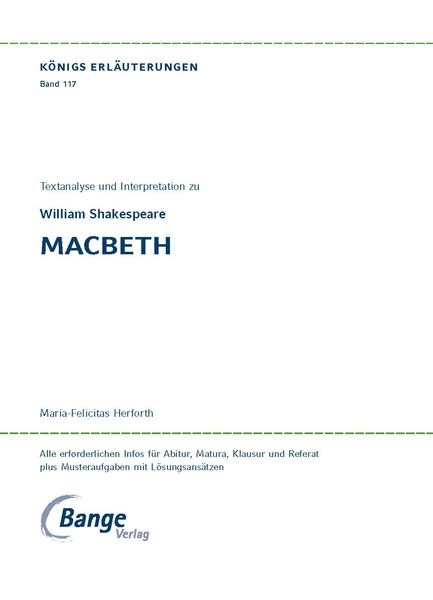Produktbild: Macbeth von William Shakespeare.